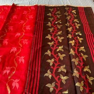 Silk saree with blouse